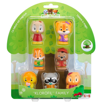 Set of 7 characters “Kloro’Families”